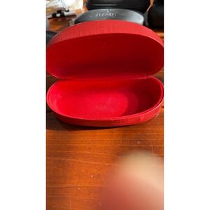 Valentino Red Hard Shell Sunglasses Case Eyewear Holder